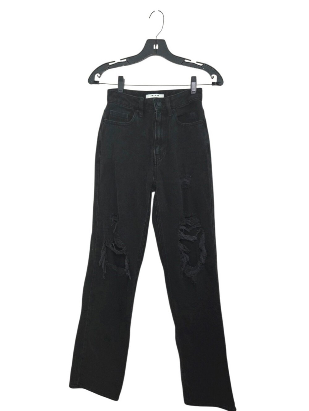 Women's Pacsun Black 90's Boyfriend Distressed Jeans Sz 23